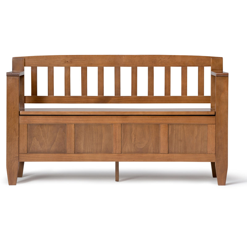Three Posts Gillingham Solid Wood Storage Bench & Reviews Wayfair